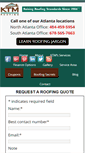 Mobile Screenshot of ktmroofing.com